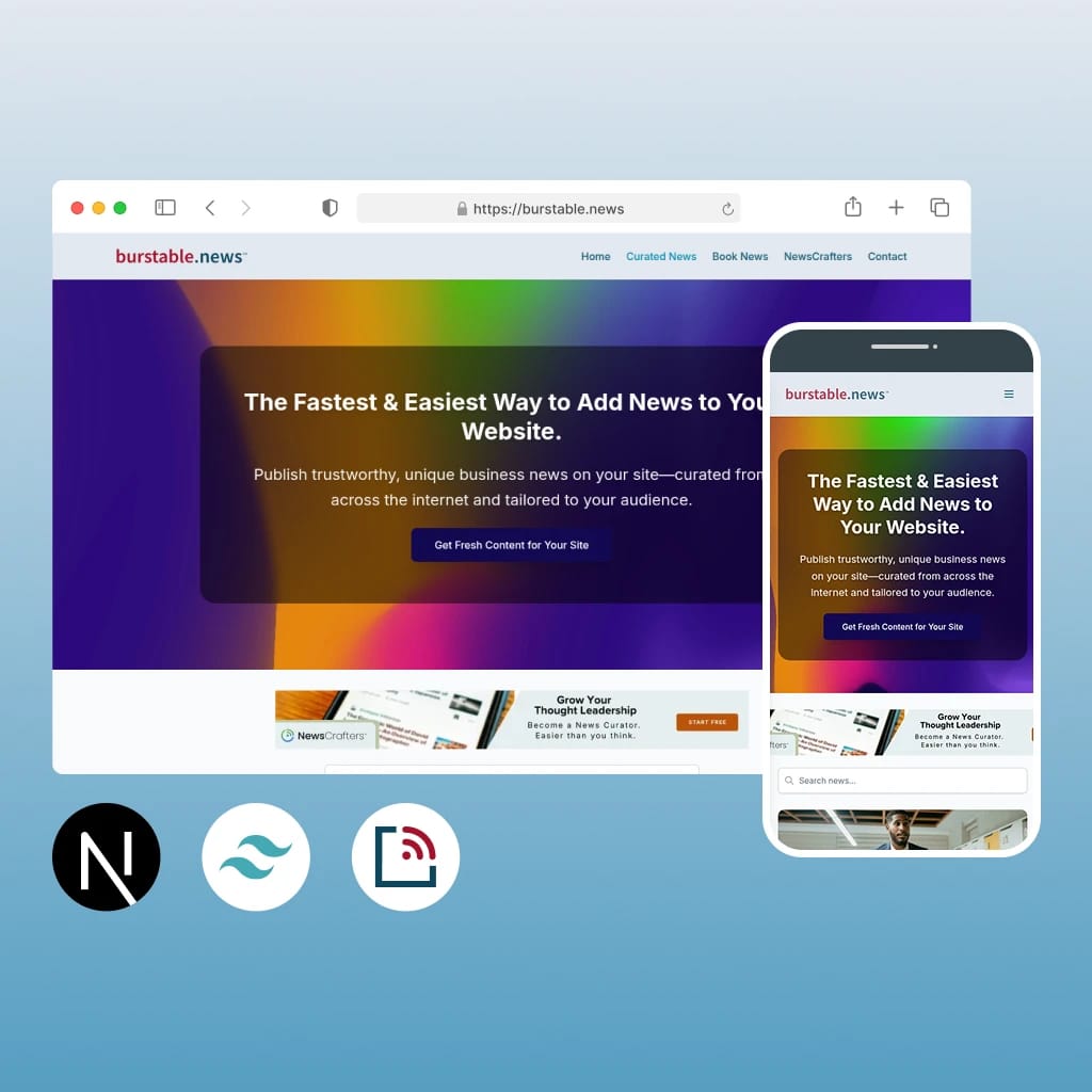 Burstable.News Screenshot